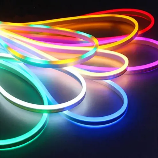 220V 8M/M 120LED Flexible Neon Rope Light with 8x16mm LEDs, IP65 Outdoor 5050 RGB LED Strip