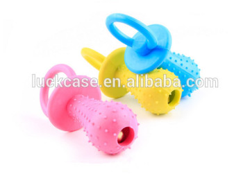 Best Quality Silicone Wonderful Designed Tinkle Bell Mini Pacifier Dog Pet Teethers