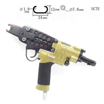 Pneumatic Air 15 Gauge C-Ring Tool Hog Ring Plier Gun for Mattress Closure