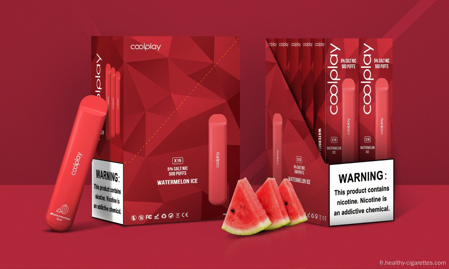 2 ml e-liquide coolplay x15 500 Vape Puff