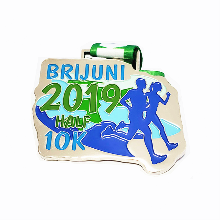 Metal 10K Marathon Event Emaille Medaillen