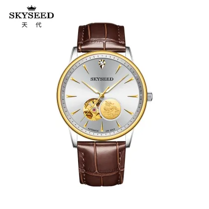 SKYSEED steel belt belt men's mechanical watch