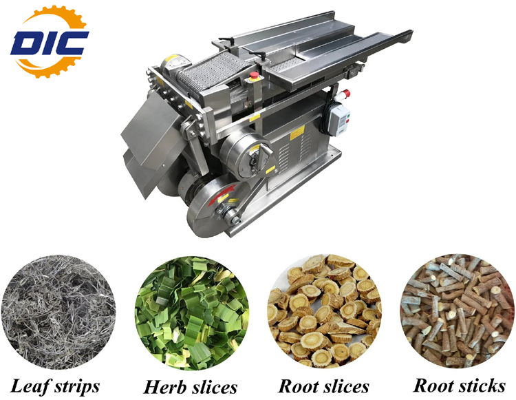 dry tea leaf vine herb leaves slicing machine