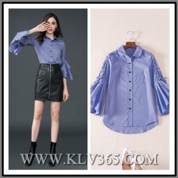 2018 Fashion Ladies Cotton Shirt