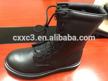 high quality full grain leather military pilot boots