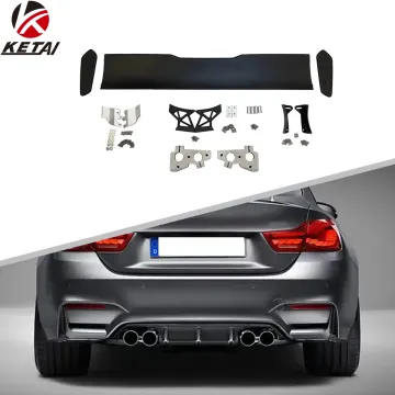 GTS Style Stainless Steel Bumper with High Wing Spoiler for BMW F80 F82