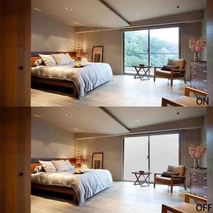 Clearest Electric Glass Film Smart Switchable Glass Film