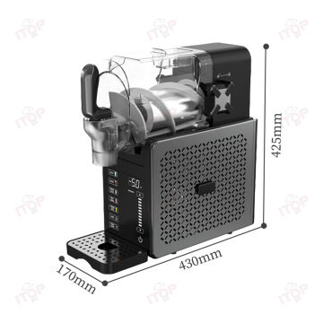 High Productivity 200W Home & Commercial Slushie Machine: Frozen Drink Milk Shake Ice Crusher