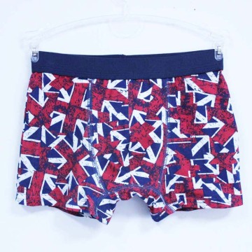 Fashionalble Knitted Underwear Cotton Printed Flag Boy's Boxer Short