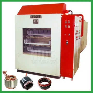 Automatic stator varnish trickling machine
