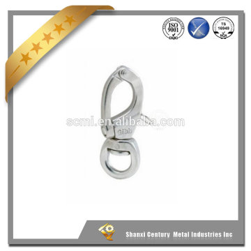 Professional foundry forged stainless steel halyard sailboat snap shackle