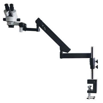Hot Sale ZM-2TP8 0.7x-4.5x Trinocular Stereo Microscope with C-Clamp Articulating Stand