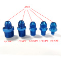 AN8 a 1/8npt Ajuste de combustible roscado