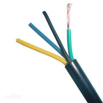 Flexible Round PVC Insulation Sheath Electrical Copper Wires