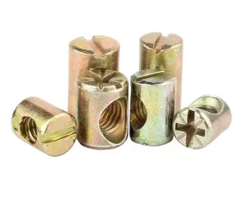 Cylindrical hammer connector nuts