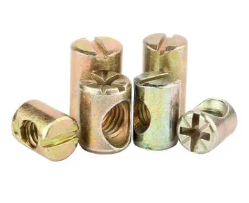 Cylindrical hammer connector nuts