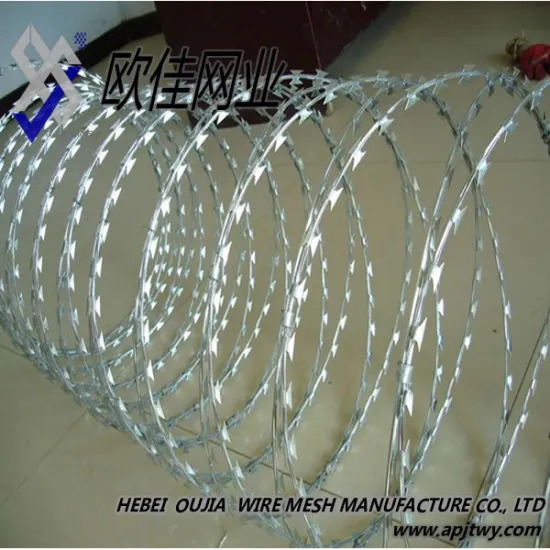 Galvanized Flat Wrap 700 mm Razor Wire