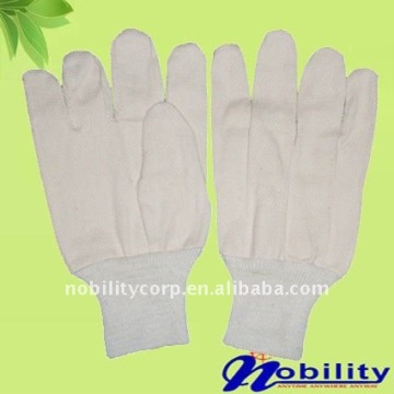 12 OZ White Cotton100% Industrial Twill cheap Work Glove