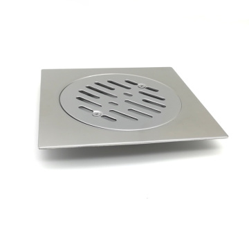 JUTYE SS304/201 Square Polished Stainless Steel Balcony Floor Drain Grate