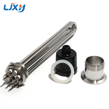 LJXH DN32 42mm Electric Heating Element 304SS Heat Pipe for Gas Water Heaters (3/4.5/6/9/12KW, 220V/380V)