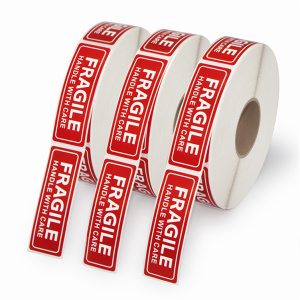 Fragile Tape for Shipping Handle with Care Sticker