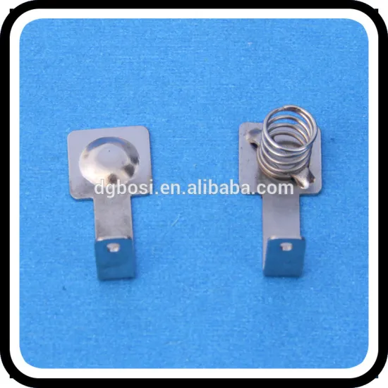 Spring and Double AA Battery Metal Stamping Contact