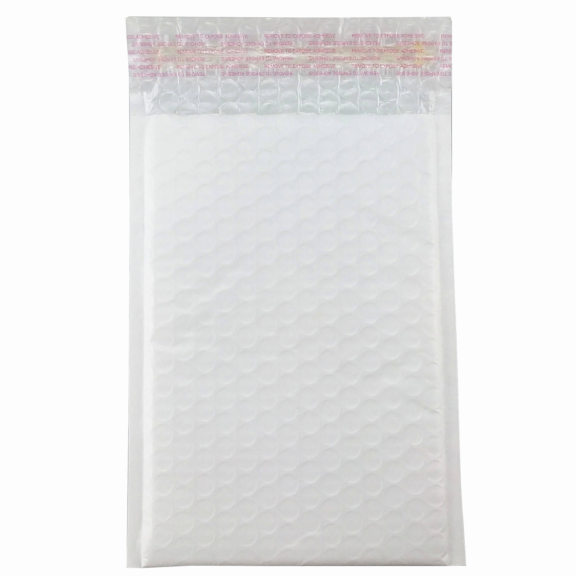White poly bubble mailers