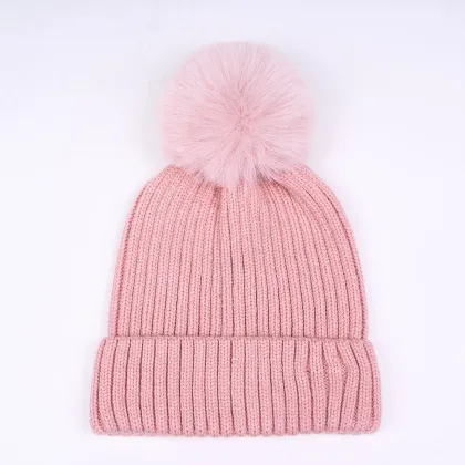 Cute children's knitted hat