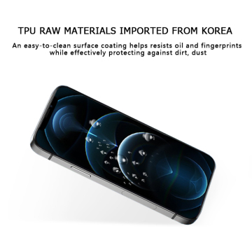 Film di protezione TPU HD trasparente per iPhone 12