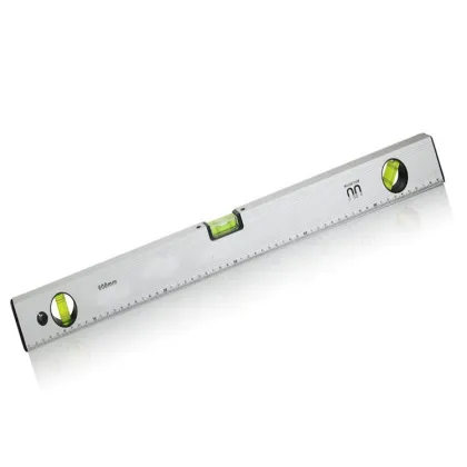 Precision Aluminium Alloy Spirit Level 400-1000mm Ruler with Bubble and Strong Magnets