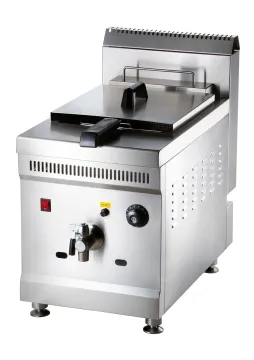 Stainless Steel Table-Top Commercial Kitchen Equipment Gas Fryer