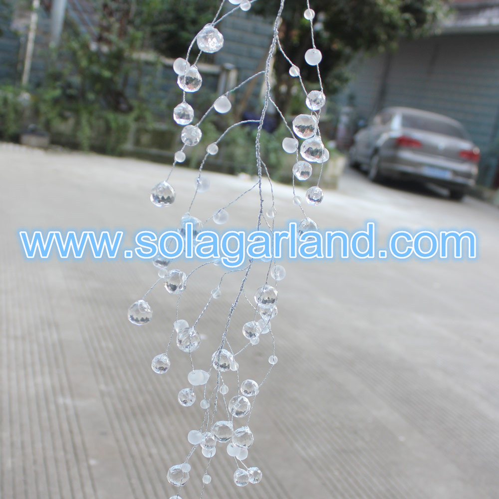 Crystal Beaded Garland Branch