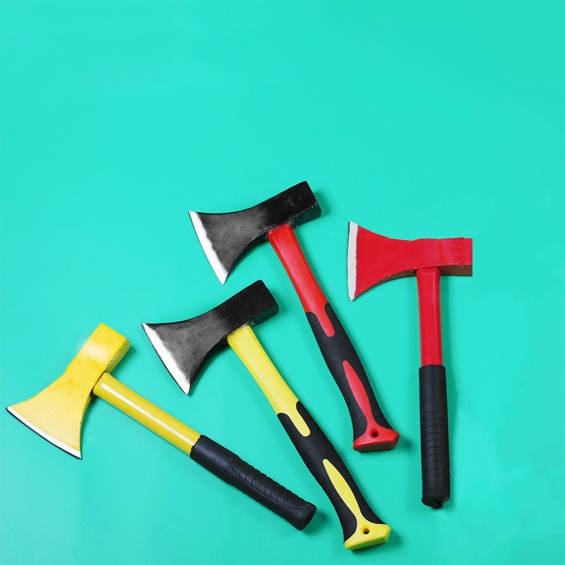 Multi function rubber coated handle axe survival camping hatchet outdoor camping axe