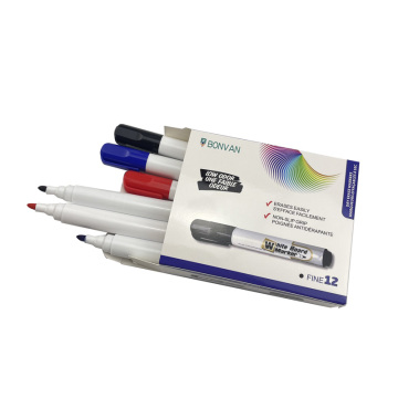 High Quality Low Odor Dry Erase Marker Set for Classic Erasable Whiteboard Writing