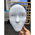 Máscara de estilo chinês de pintura DIY branca em branco
