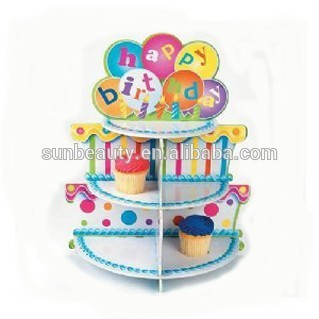 kids birthday paper cakes decorations