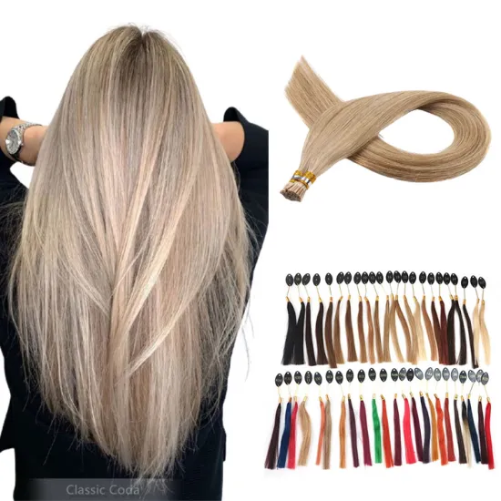 I/U/Flat Tip Hair 100 Cuticle Aligned Virgin Hair Double Drawn Remy Blonde I Tip Hair For Wholesale