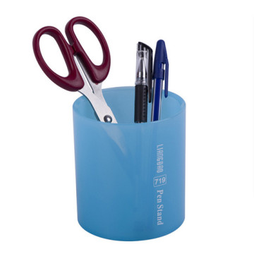 Promotional Cylinder Plastic Pen Holder W/ Logo