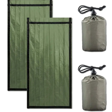 Waterproof Outdoor Travel Camping Bivvy Survival Emergency Sleeping Bag" could be shortened to:

"Waterproof Camping Bivvy Survival Sleeping Bag" 

However, if you want a more SEO-friendly and concise title, you might consider:

"Waterproof Camping Bivvy 