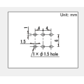 Spun series push switch