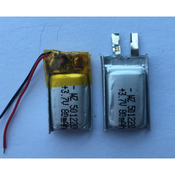 80mAh Lipo Battery For Ear Bluetooth Headphones (LP1X2T5)