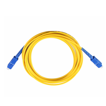 Wholesale 10.0 Meter SC/UPC-SC/UPC Duplex SM Fiber Optic Patch Cord - LSZH Yellow G652D