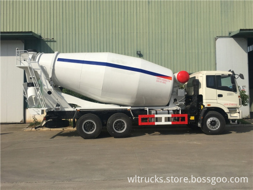 10 wheels Foton auman 15CBM concrete mixer truck price