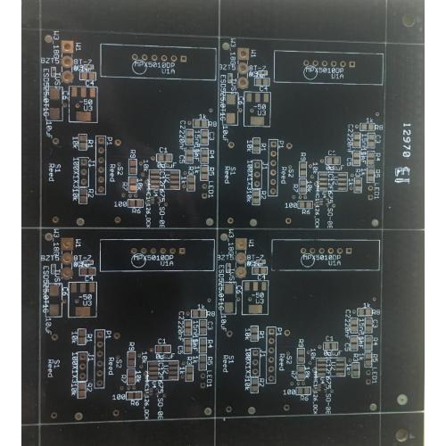 2 layer PCB FR4 1.6mm Black Solder