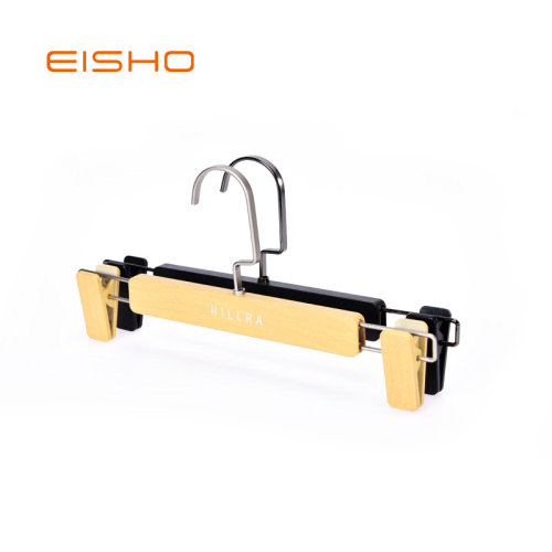 EISHO Wood Imitation Plastic Pants Hanger