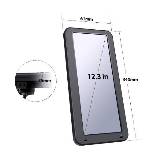 12.3 inch Rearview Mirror Monitor Backup Reversing Camera for Bus Truck
