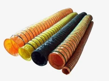 tunnel flexible ventilation duct fabric, pvc spiral steel wire duct