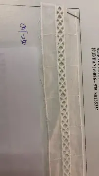 Pinhole Trims Cotton Embroider Fabric
