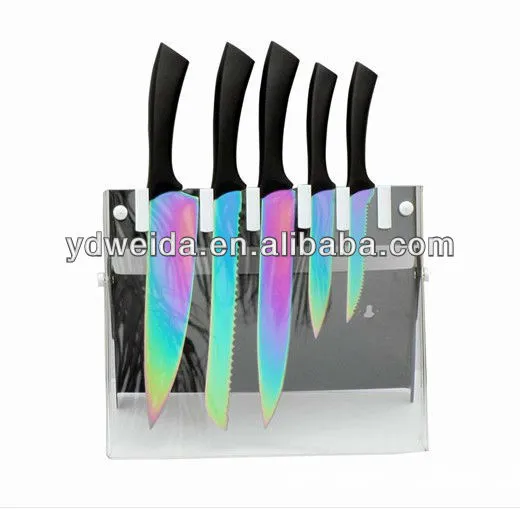 titanium knife set