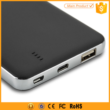 2016 new products type c qc2.0 power bank 8000mah